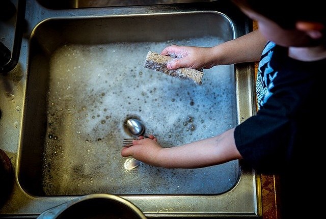 テント泊では調理器具の洗浄にも注意