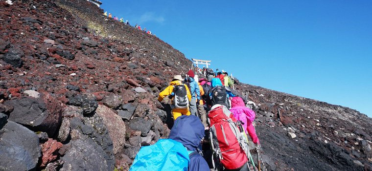 富士山の登山ルート4つ
